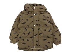 Liewood bats/khaki puffer down winter jacket Palle